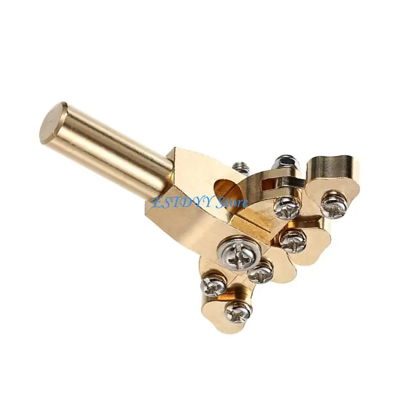 G6DE Brass Fret Repair Head Guitar Fret Installation Tool Suitable for Various Presses Anti Damage Fingerboard Grip Design