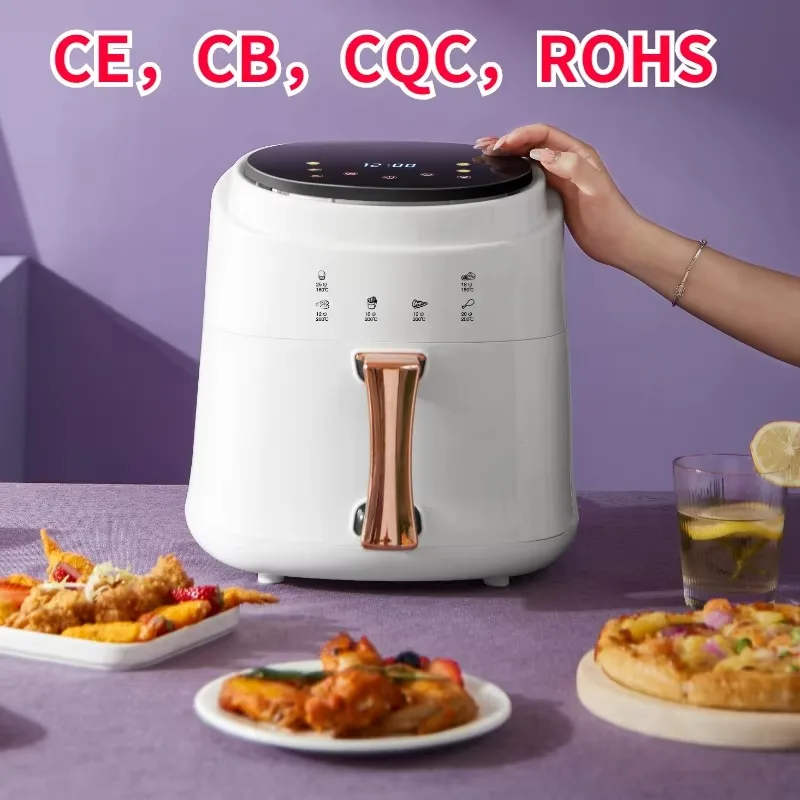 New Arrivals 8L 1400W  Smart Touch Screen Custom Oil Free Electric Deep Fryer Hot Air Fryer - view 3
