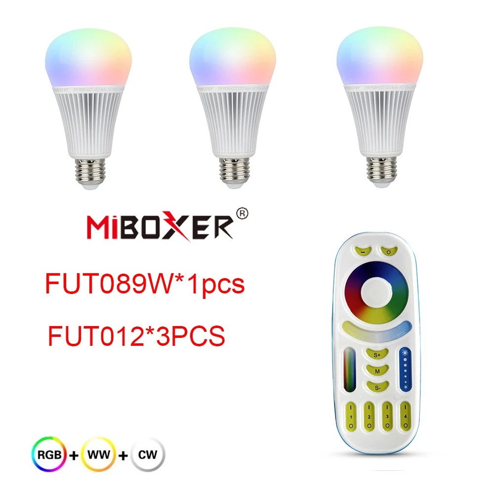 Imagem -06 - Miboxer Fut012 Ac85265v E27 9w 2.4ghz Inteligente Wifi Dmx512 Remoto Smartphone App Alexa Google Controle de Voz Rgb Mais Cct Lâmpada Led