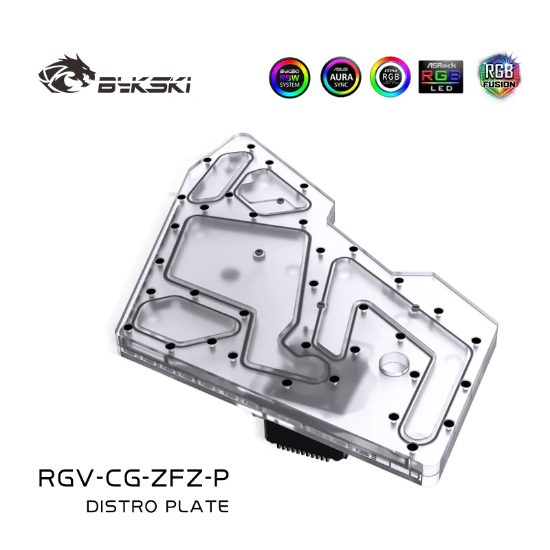Bykski Water Cooling Distro Plate for Cougar Conquer Chassis Reservoir RGV-CG-ZFZ-P
