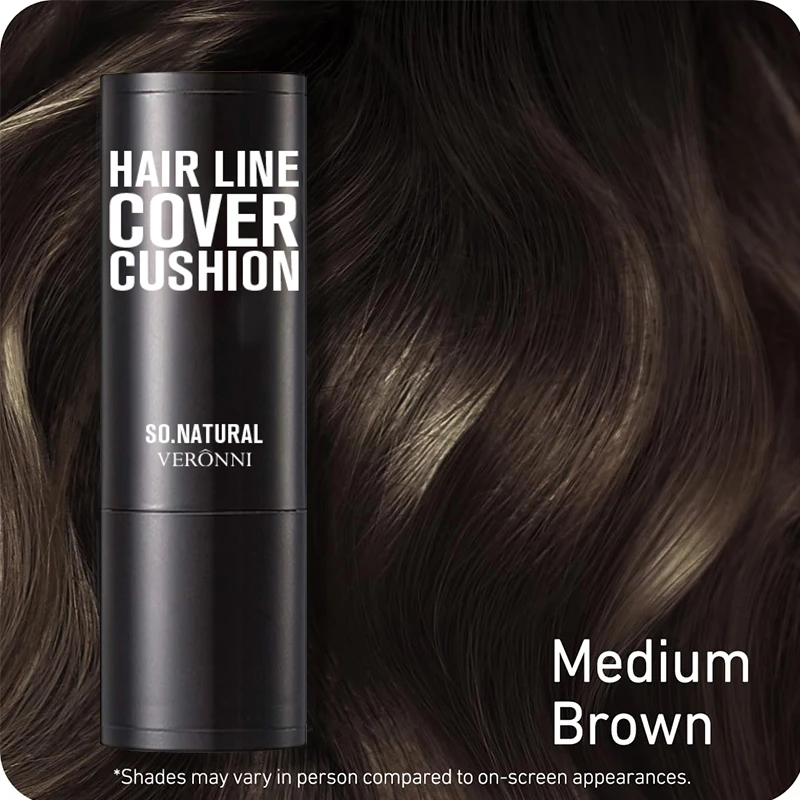 Instant haarlijnpoeder, snel bedekkende haarwortelconcealer, wenkbrauw- en baardlijnen en langdurig wind- en zweetbestendig