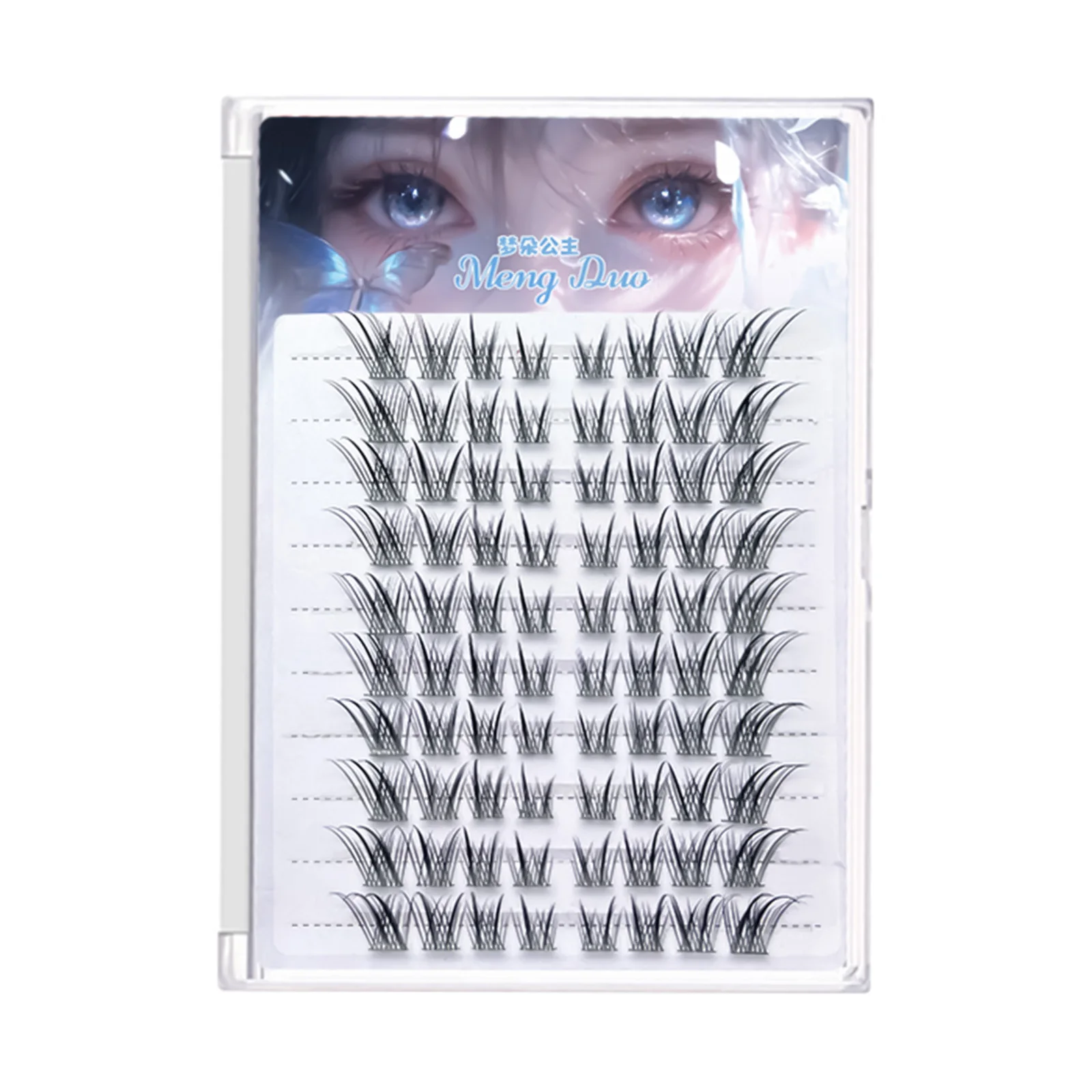 Fox- Style manga الرموش الصناعية ملحقات 9-14 مللي متر مختلط طول أسود C حليقة مجنح رموش اصطناعية للنساء اكسسوارات ماكياج #5