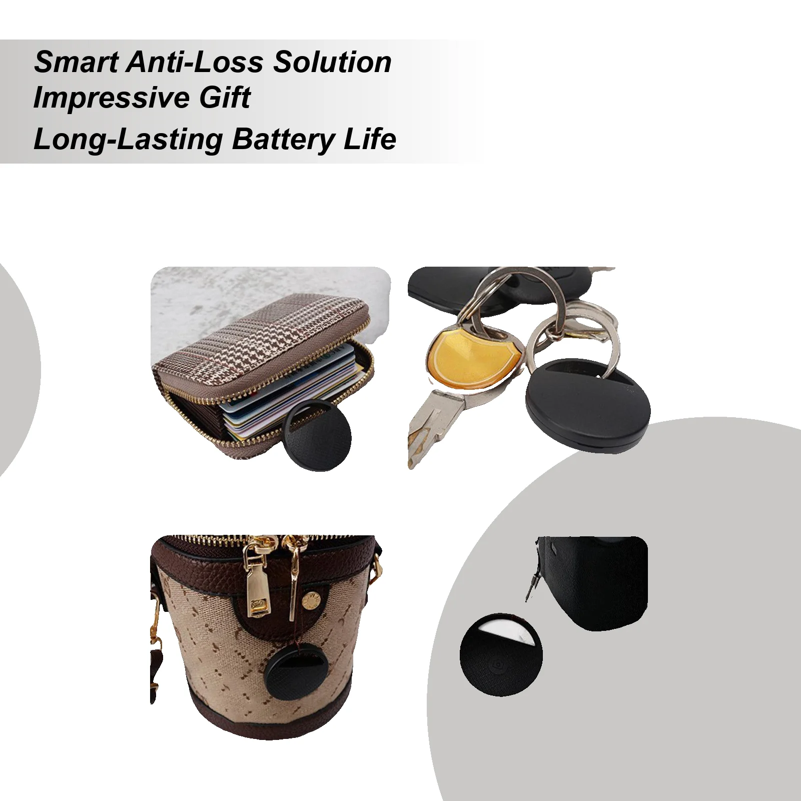 

Поиск предметов, двусторонняя сигнализация, поиск ключей, GPS-локатор слежения, защита от потери для багажных чемоданов, рюкзаков, кошельков, детей, домашних животных, собак, кошек