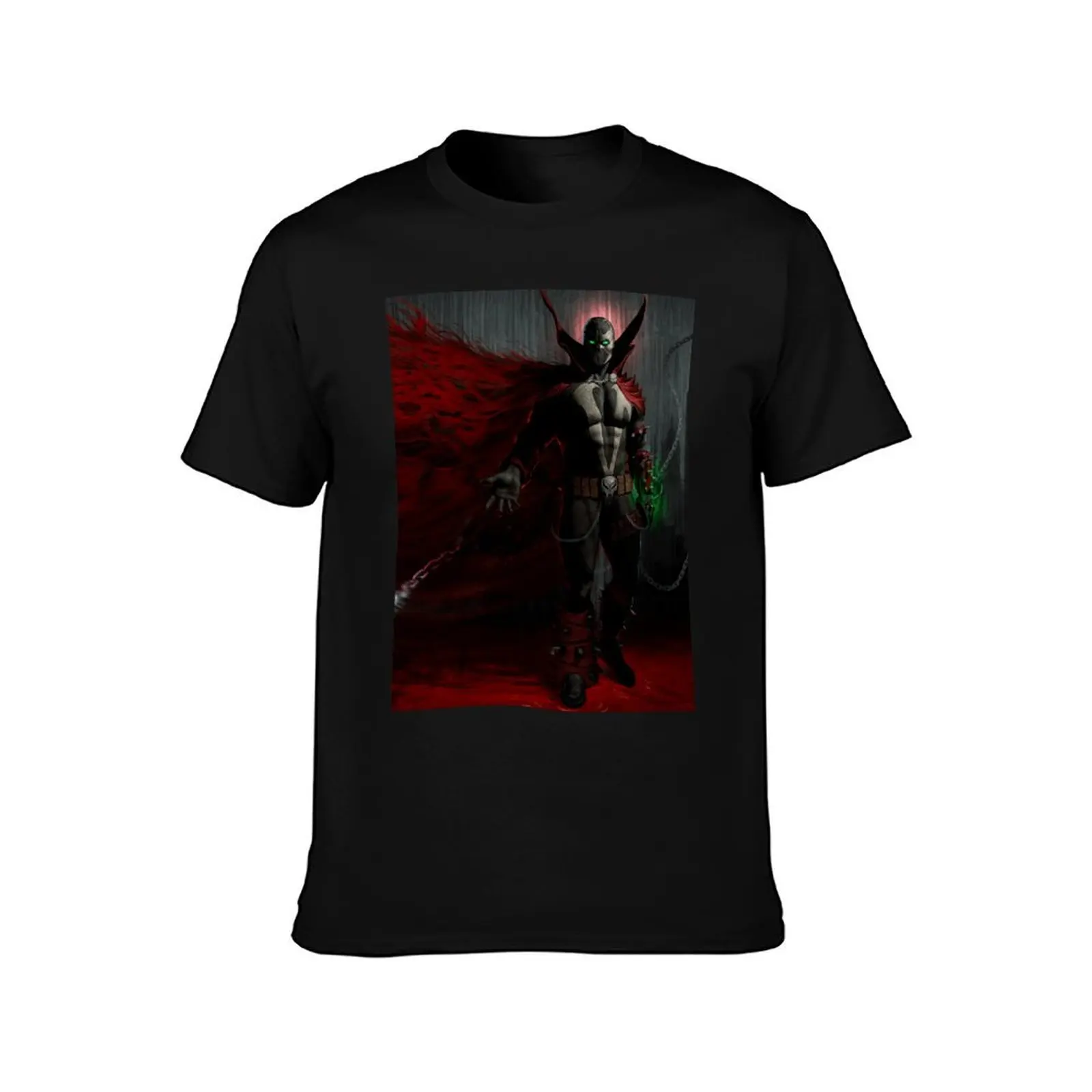 Spawn T-Shirt Summer Casual Cotton Tee Oversized Streetwear Tops Vintage Graphic Print Loose Fit Short Sleeve 100% Cotton