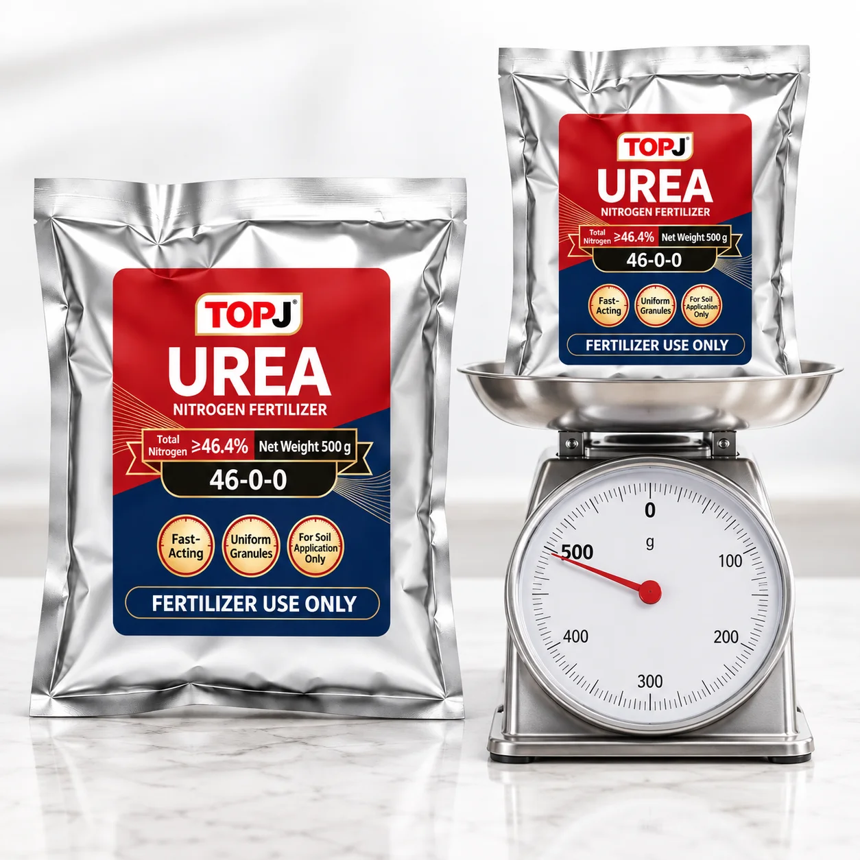 100/500g TOPJ Urea 46-0-0 Nitrogen Fertilizer Granules ≥46.4% Nitrogen Fast Release Fertilizer for Lawn Vegetables Fruit Trees