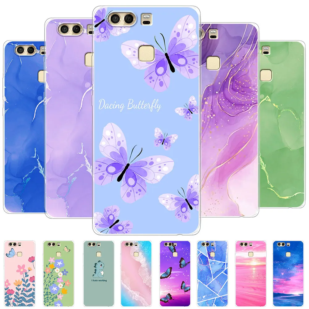 Fundas de silicona transparente para Huawei P9 Lite, funda suave para Huawei P20 Pro /P20 Lite, Fundas para Huawei P30 Pro /P30 Lite
