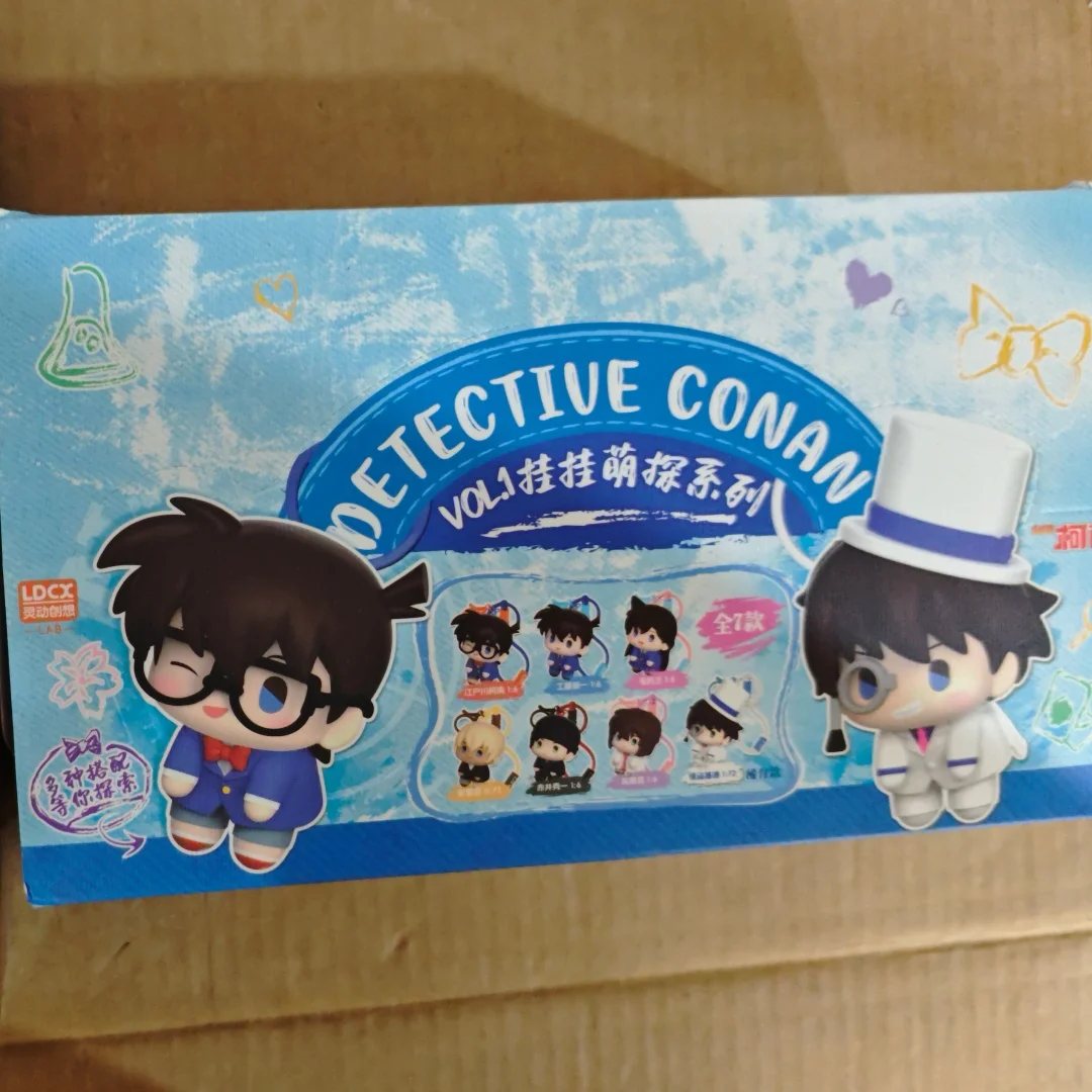 

Detective Conan PVC Keychain Pendant Mystery Blind Box Toy Charm Collectible Gift Trendy Surprise Ornament for Kids