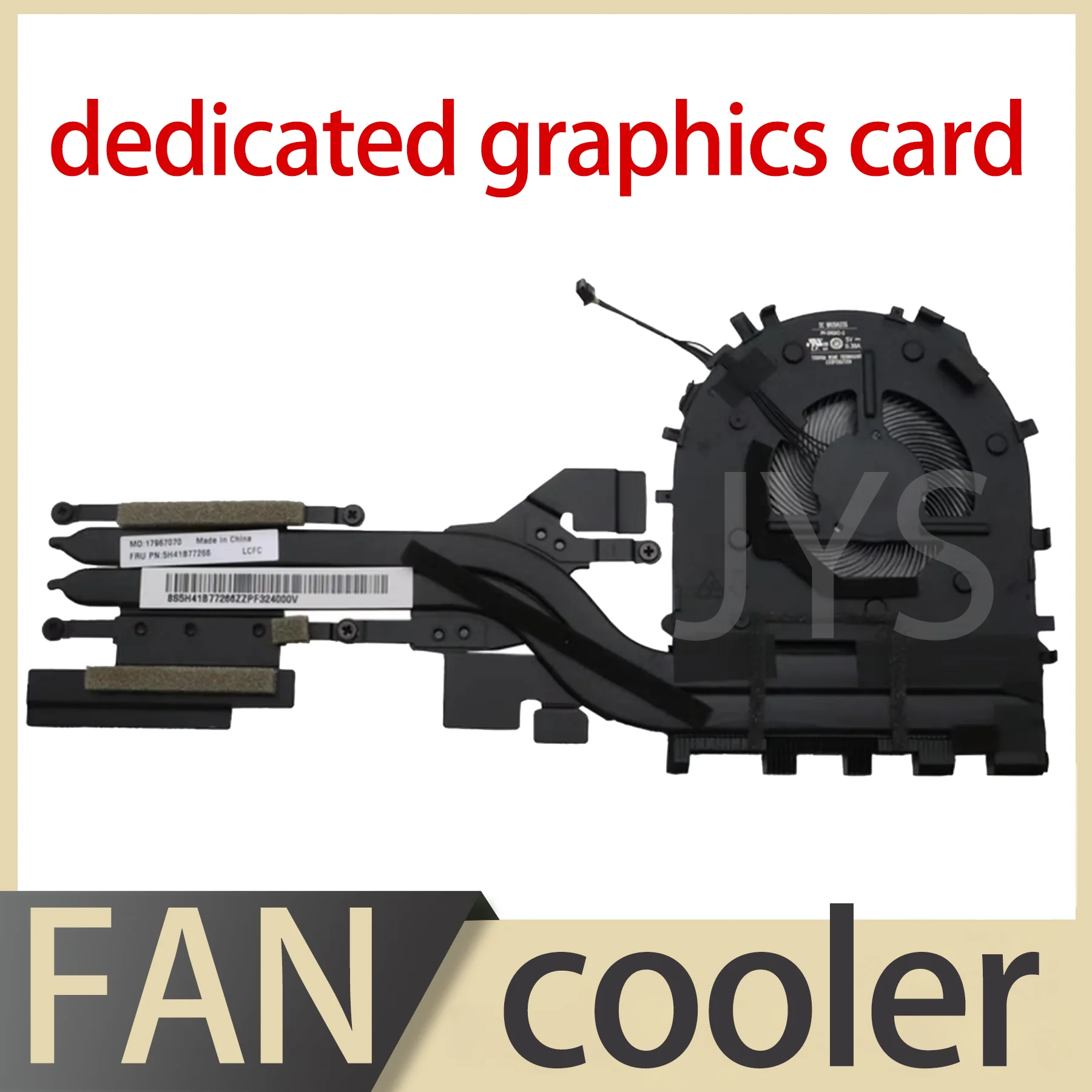 Suitable for Lenovo ThinkPad E14 Gen4 E15 Gen4 Fan cooling module 5H41B77265 5H41B77266 5F10Z58242 5F10Z58243