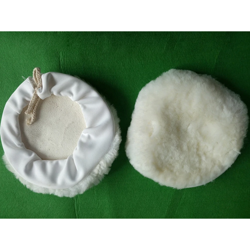 

3Pcs 7 Inch Single Sided Wool Buffing Pad for Polishing Cutting Gloss Finish Random Orbit Sander Accessories Buffing Pad