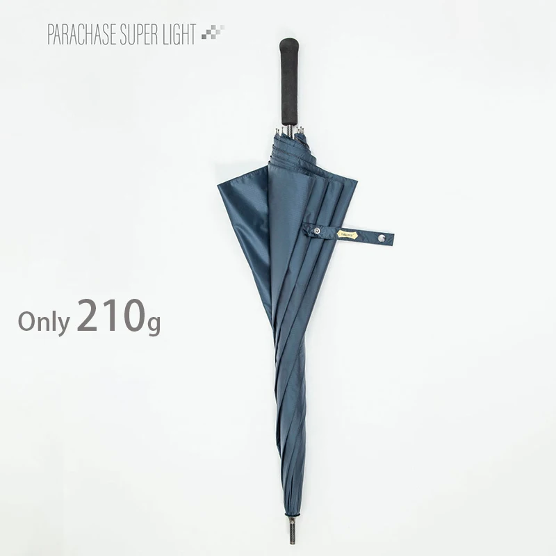 Parachase Carbon Fiber Umbrella Rain Women Men Ultralight Only 210g Luxury Long Handle Parasol Umbrellas Outdoor Sunscreen