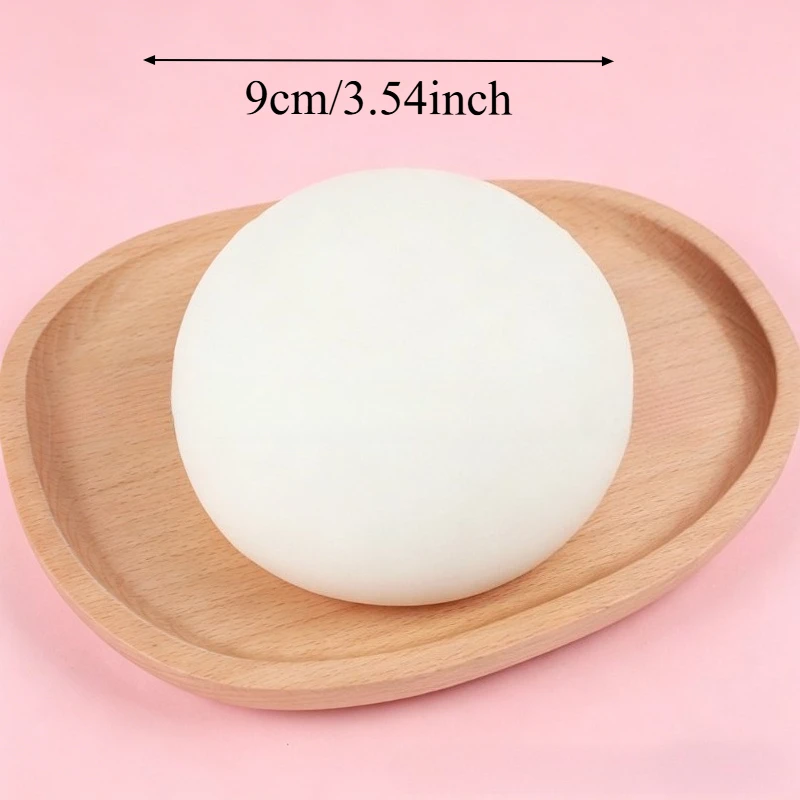 Squishy Brot-Stressball Fidget-Spielzeug Weicher Brötchen-Quetschball Stressabbau Langsam Aufsteigendes Sensorisches Spielzeug für Erwachsene Entspannende Geschenke