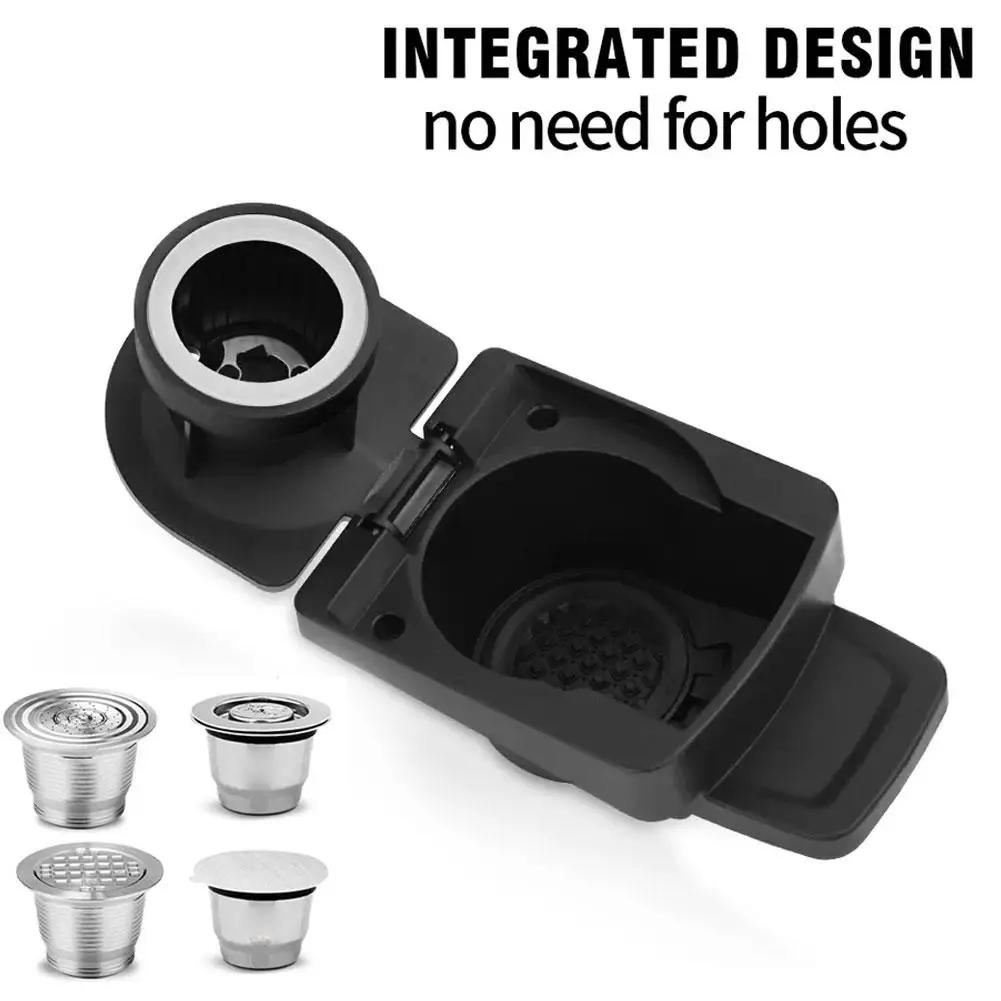 

Coffee Capsule Adapter Capsule Conversion Tray Size Coffee Holder Accessories Capsule Reusable Converter Machine Pod U0G6