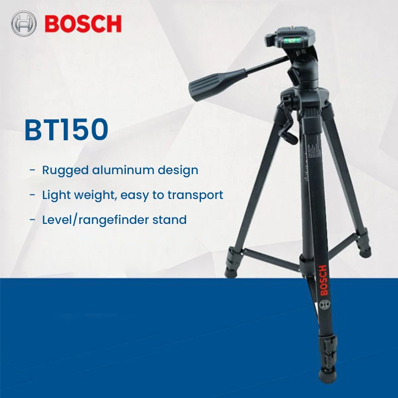 

Bosch Bt150 1/4 Laser Level Distance/Dot/Marking Meter Tripod 55-157Cm Bracket for GLM50-23G/GPL3G/GLL3-60Xg/GLL3X/GPL5/GLL3-80P