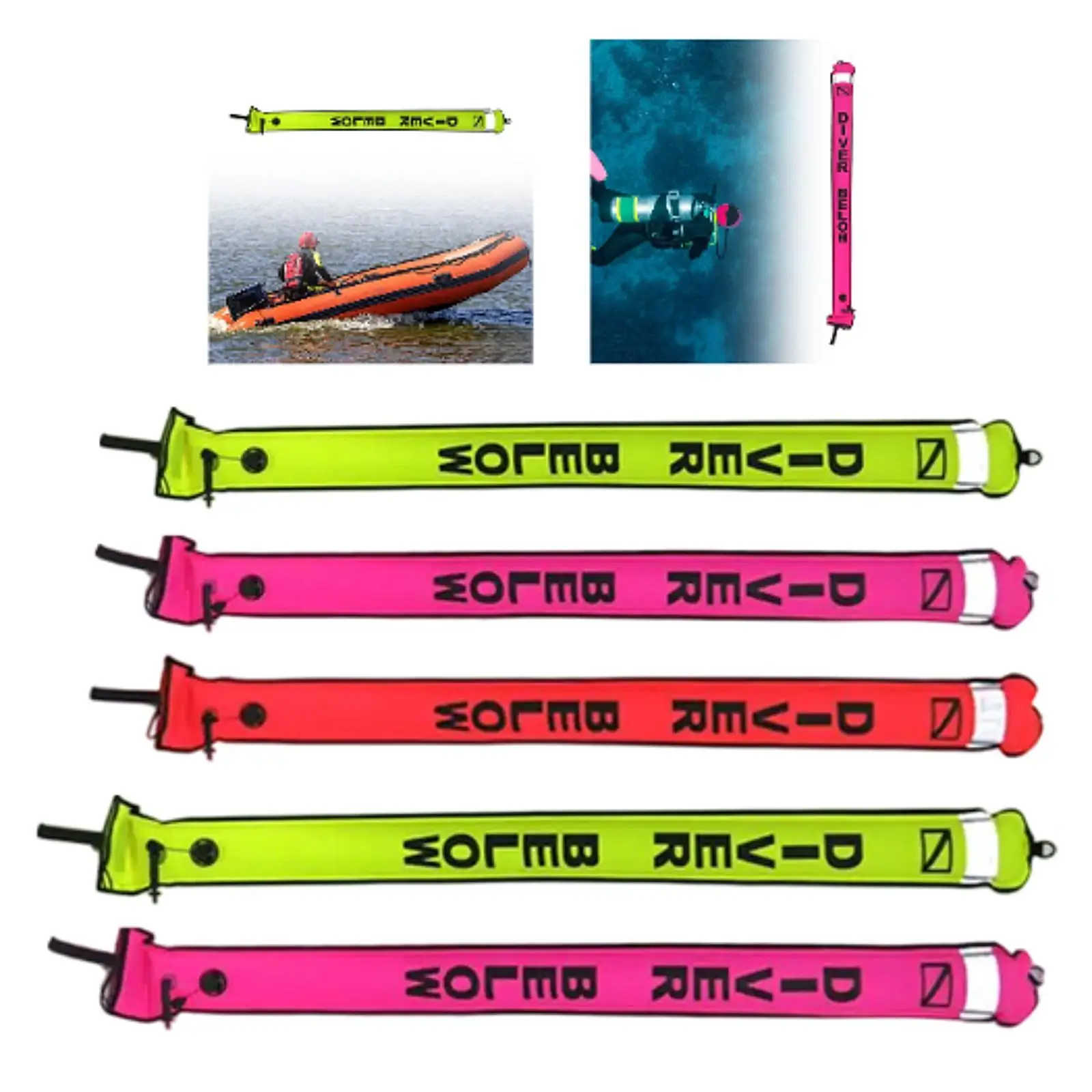 

Surface Marker Buoy Signal Tube for Diving Underwater Adventures