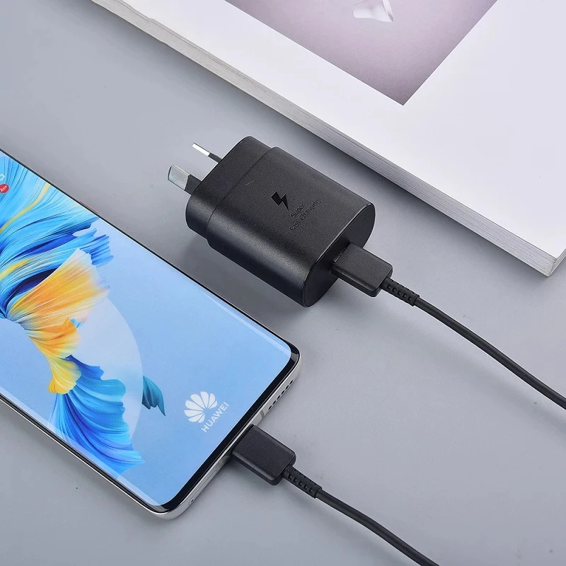 Samsung S25 S24 A56 5G Usb Type C 25W AU Plug Super Fast Charge Charger PD Wall Power Adapter For Galaxy S22 S23 Note20 Ultra - náhled 6