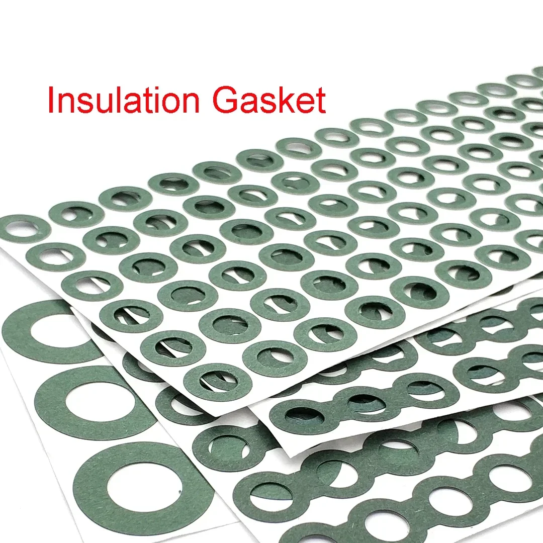 

18650 21700 32650 Li-ion Battery Insulation Gasket Barley Paper Battery Pack Cell Insulating Glue Patch Electrode Insulated Pads