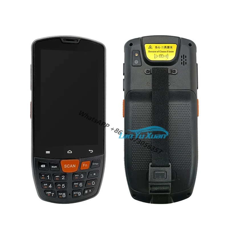 

2 Pcs NFC Induction Swipe Card 2D Barcode Scanner Intelligent Handheld Mobile Computer PDA 600S Pda