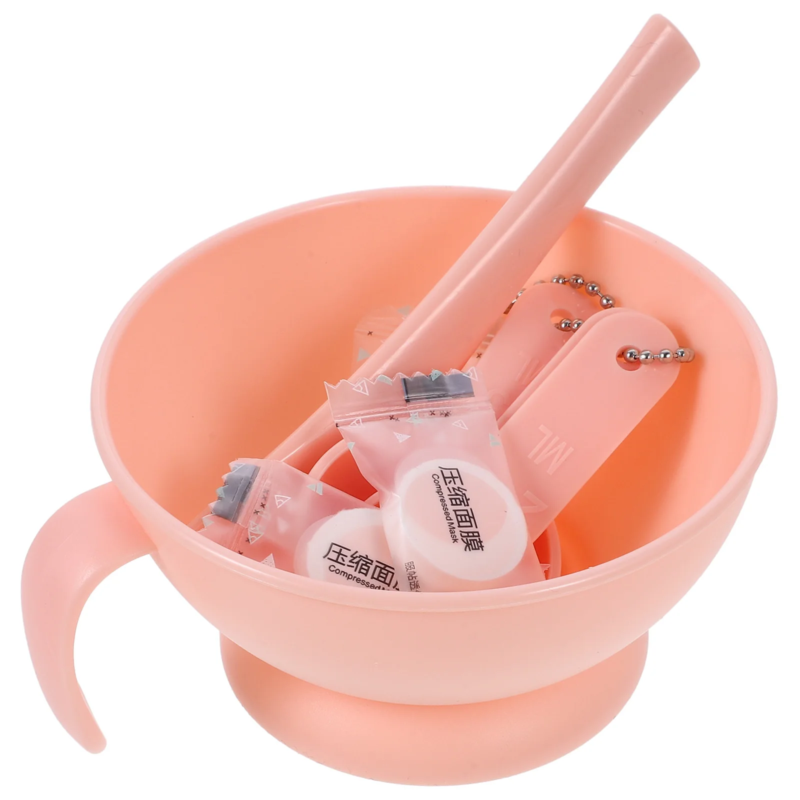 1 conjunto de ferramentas de máscara facial diy conjunto de silicone tigela de mistura copo de medição grânulos durável portátil kit de cuidados com a pele