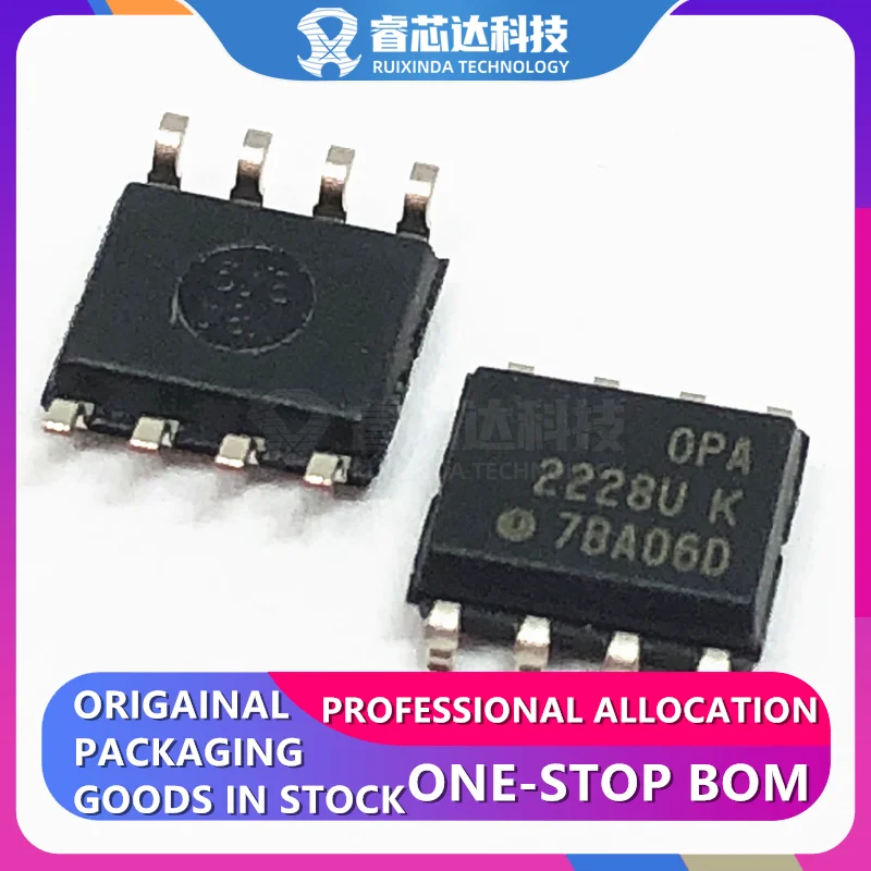 

RXDNA OPA2228U SOP8 OPA2228UK General Purpose Amplifier 2 Circuit 8-SOIC OPA2228 original genuine New Original In Stock