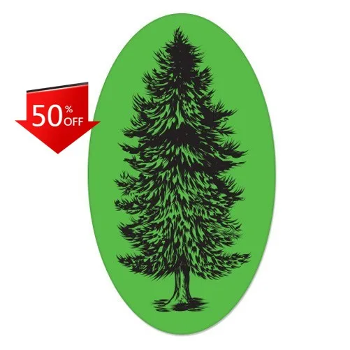 

Spruce Tree Phone Unique Car Bumper Camper Van Walls Gift Aesthetic Trendy Retro Vintage