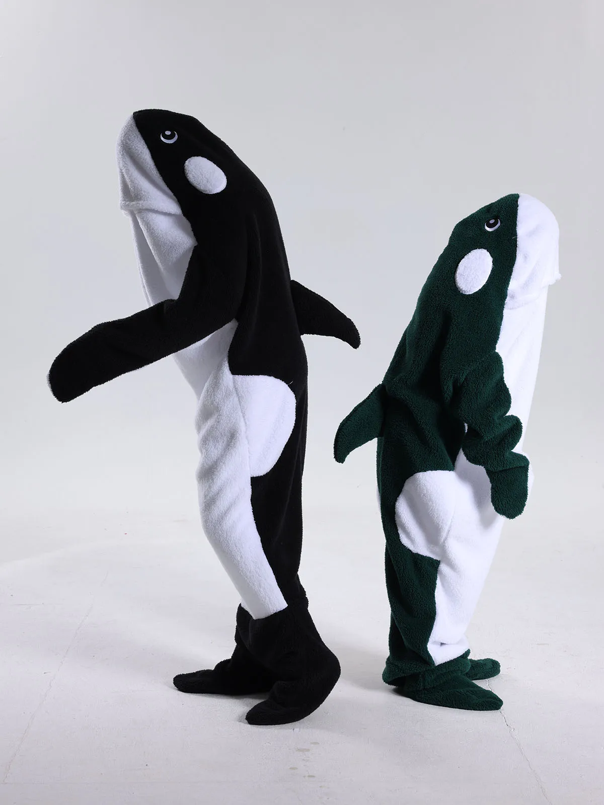 Halloween Shark Costume Kids Pajamas One Piece Hooded Jumpsuits Animal Kigurumi Footed Pajama Children\'s Sleepwear Kids Pyjamas