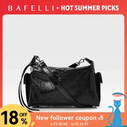 BAFELLI 2026 NEW WOMEN'S CASUAL TOTE BAG UNISEX LARGE SHOULDER GENUINE LEATHER DESIGNER LUXURY BRAND CROSSBODY BAGS FASHION