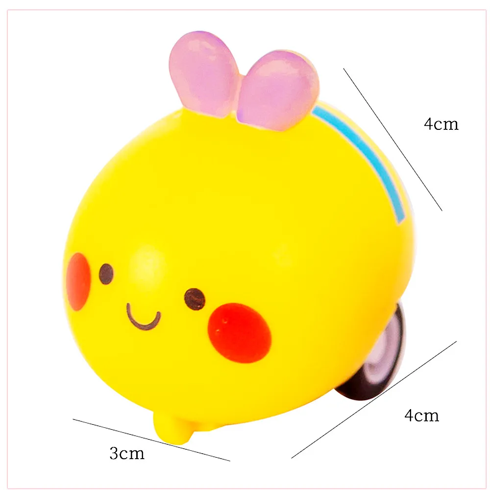 6Pcs Cartoon Cute Pet Pull-Back Car Toy Children\'s Sports Toy Birthday Party Gift Set Pinata Filling Reward Small Gift