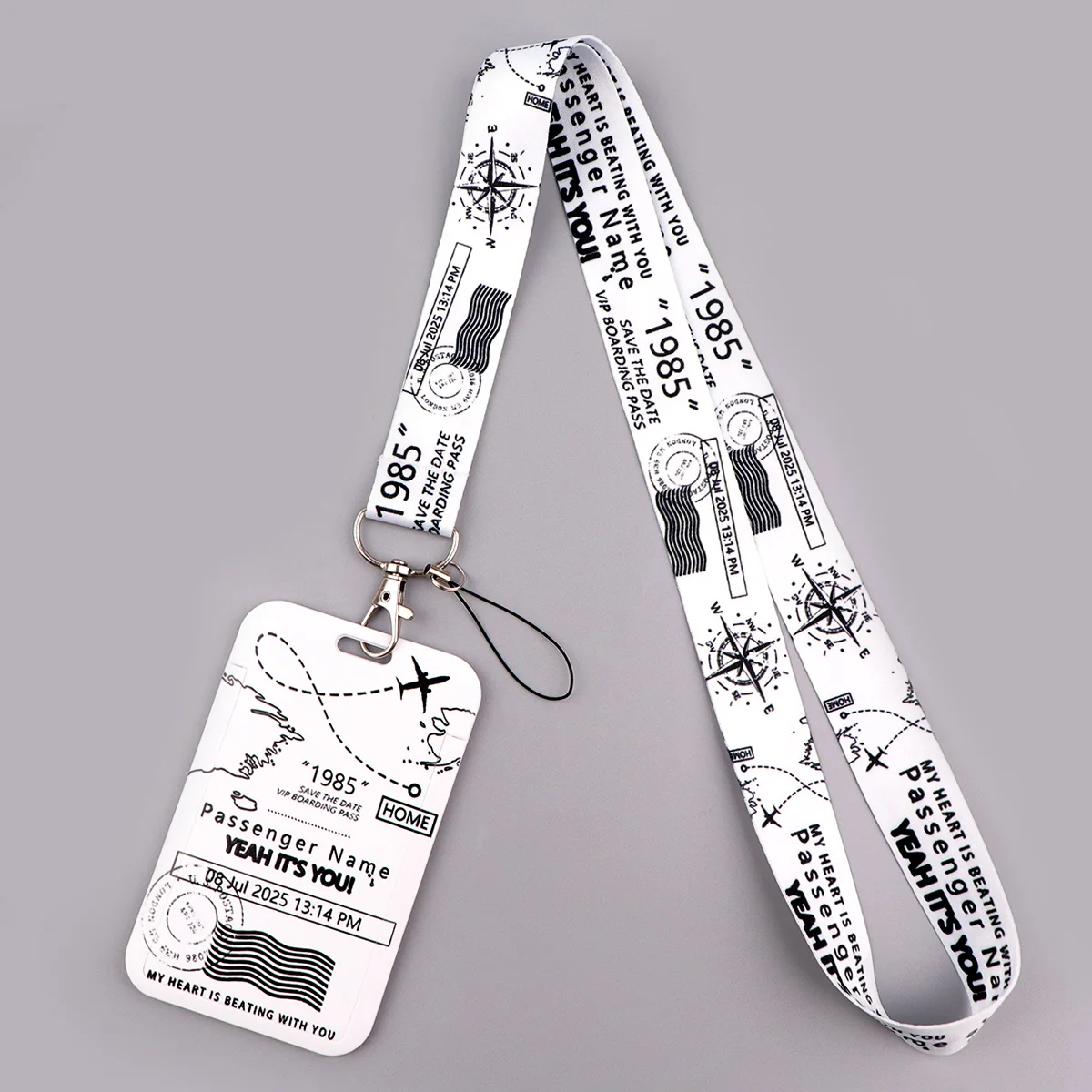

Map Credential Holder Vintage Lanyards for Key Neck Strap For Card Badge Gym Keychain Keyring Accessories Gifts