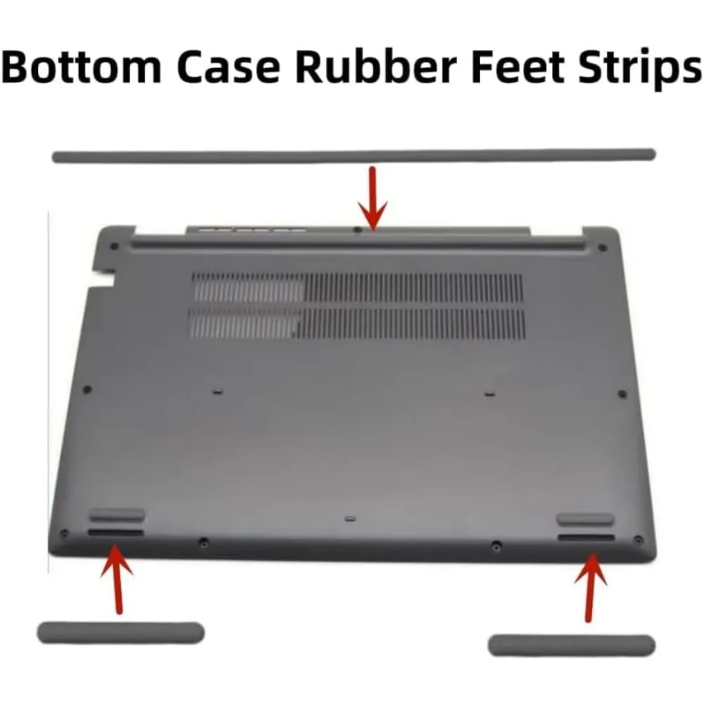 Bottom Cover Rubber Non-Slip Bumper Feet Pad for Dell Latitude 3550 | E15 Gen3 20YG 20YH 20YJ 20YK /Gen4 21E6 21E7 21ED 21EE