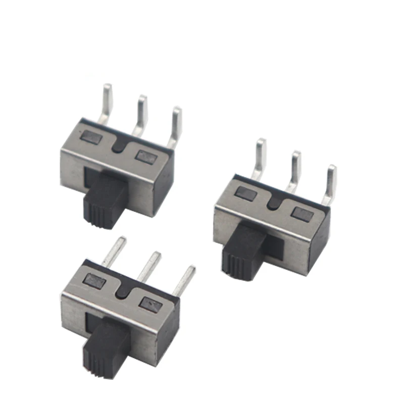 【10-5PCS】SS12D10 SS12D06 Toggle Switch Straight / Right Angle 3 Pin 1P2T Handle High Slide Toggle Switches