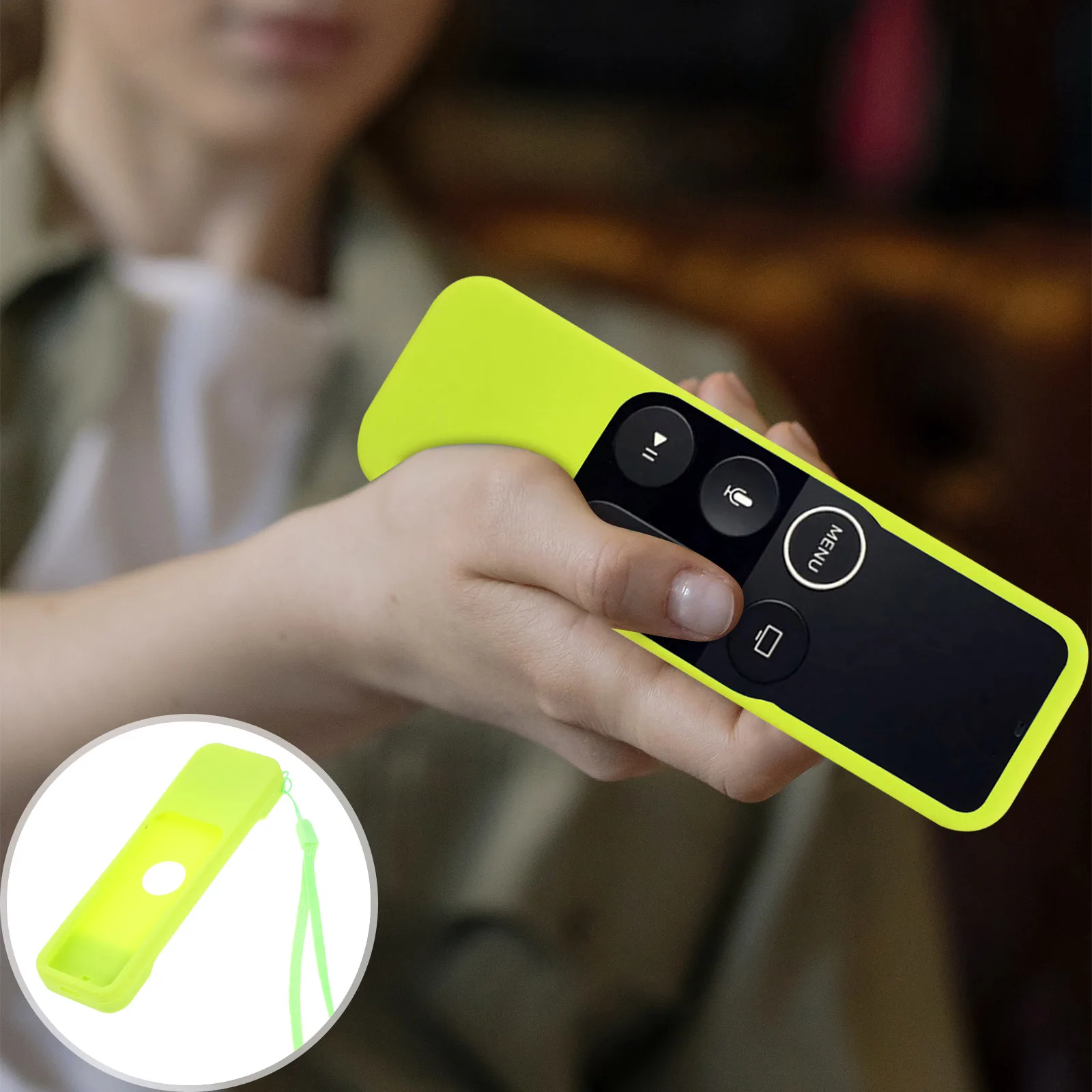 1 قطعة غطاء حماية لجهاز التحكم عن بعد من السيليكون نونسليب متوافق مع اللمس المرن وقابل للغسل حافظة حماية عن بعد أنيقة #1