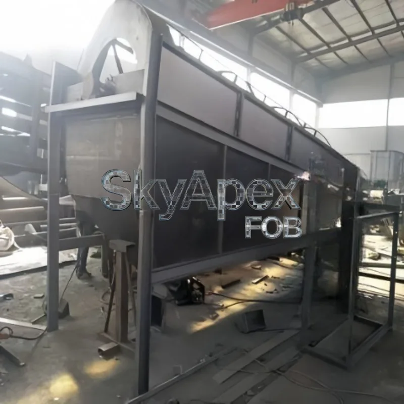 Deposit Custom GTS Series Mobile Trommel Screen Stone Washing Screening Equipment  250 Tons Per Hour Stone Trommel