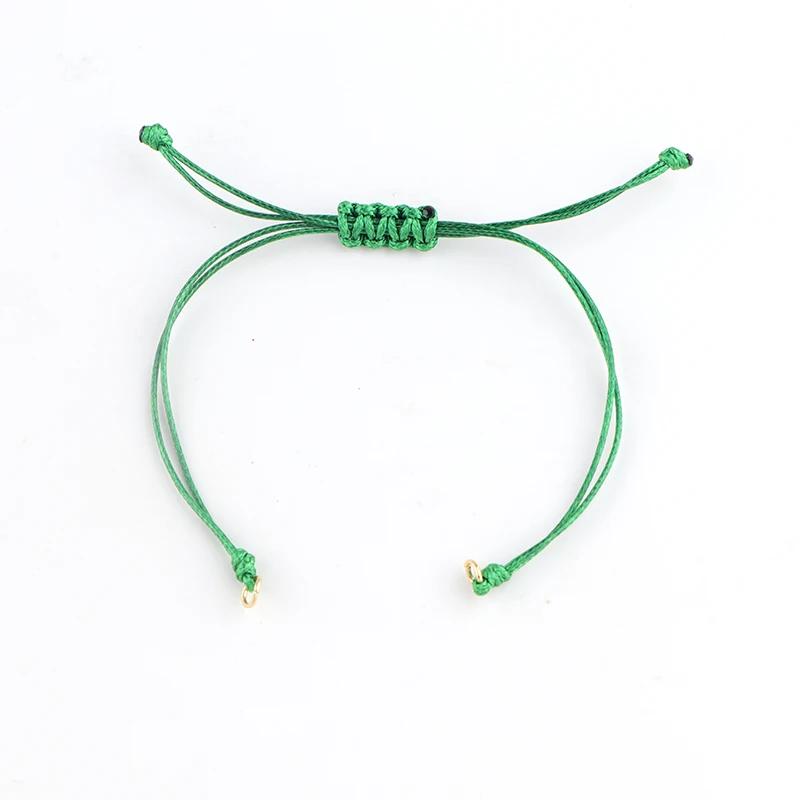 20 stks/partij Handgemaakte Wax Draad Gevlochten Armband Verstelbare Waxkoord Hanger Ketting voor DIY Handgemaakte Armband Accessoires Sieraden