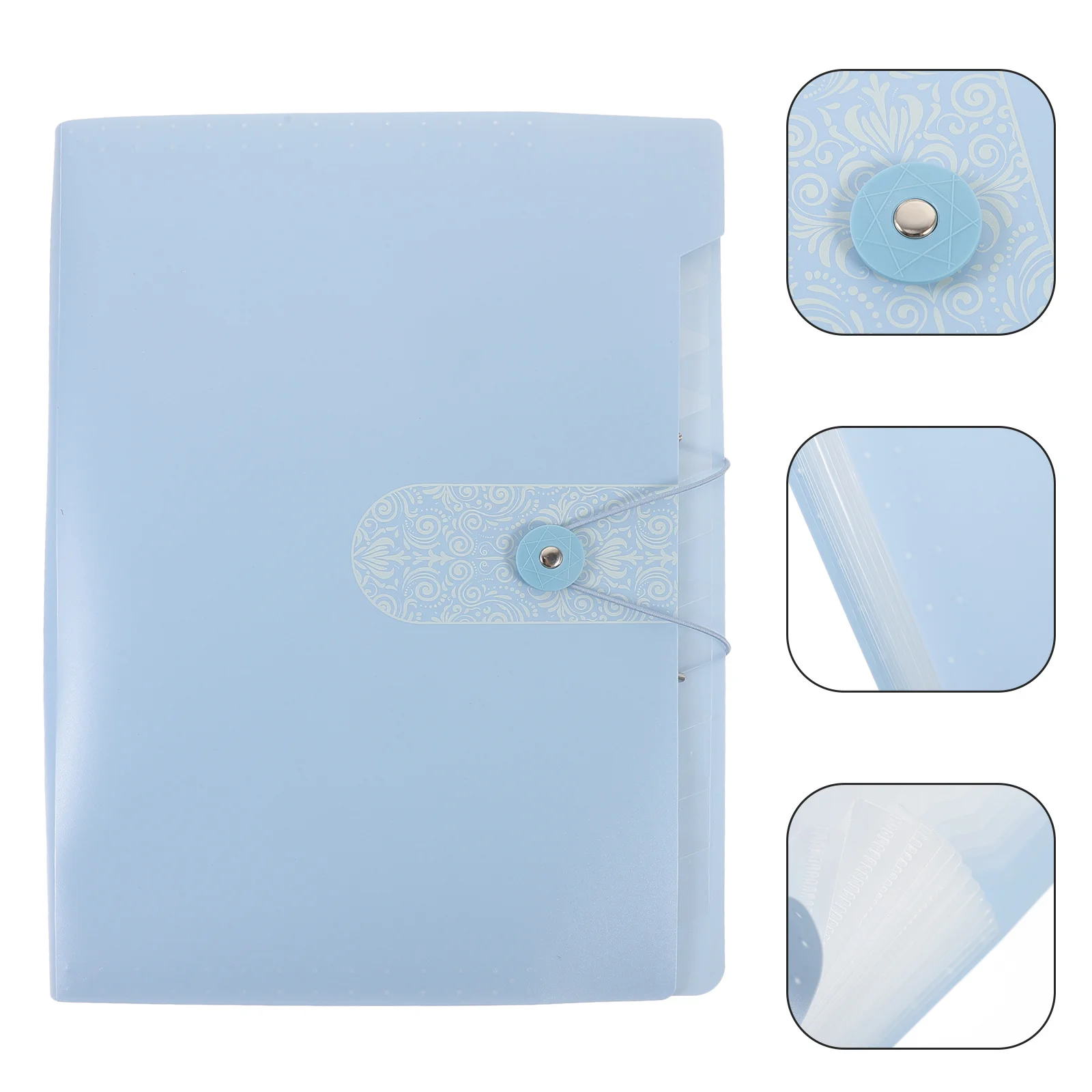 

Expanding Multi-Pocket File Folder Portable Office Document Organizer Large Capacity Paper Storage Accordion Folder