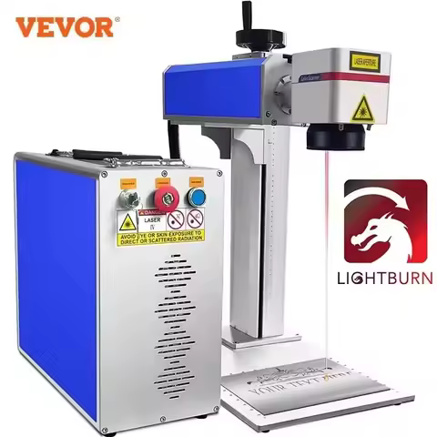VEVOR Fiber Laser Marking Machine Laser Engraver 100W JPT Stainless Steel Cutting Gold Silver Ring Jewelry Engraving Machine