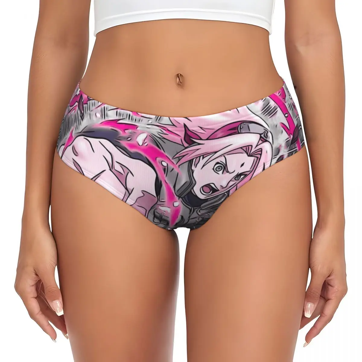 

Женские трусики Custom S-Sakuraes H-Harunoes Japan Hot: дышащие, эластичные, с аниме-принтом