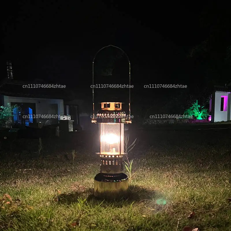 Vintage 150CP gas lamp, shaped camping gas cylinder, portable lighting, indoor high brightness mini candle