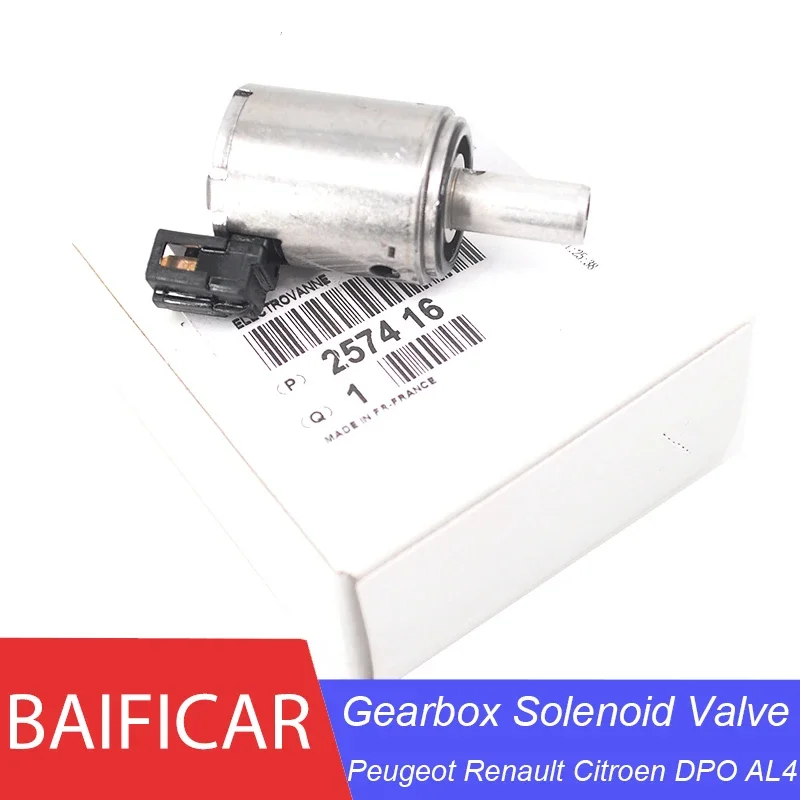 Baificar Brand New Genuine DPO/AL4 Automatic Gearbox Solenoid Valve 257416 9653760480 For Peugeot Renault Citroen DPO AL4