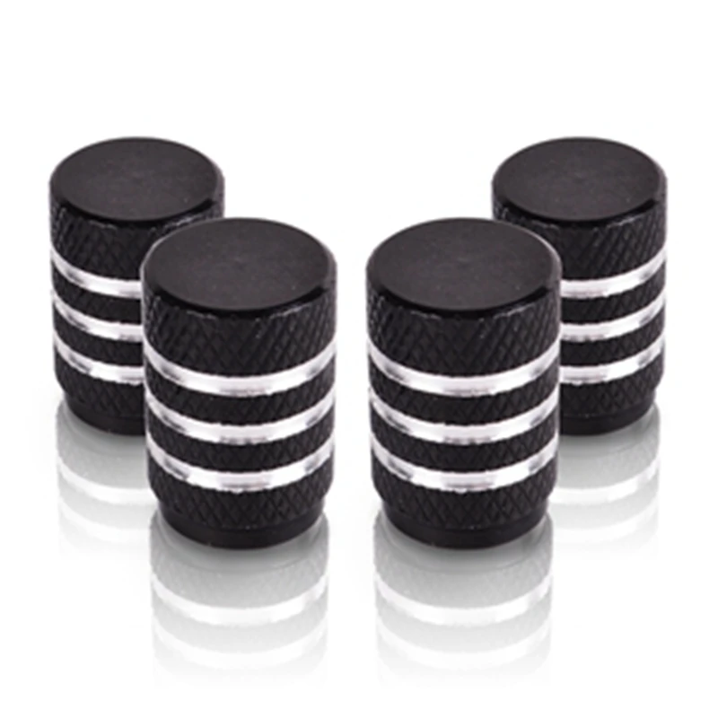 runmade 4x Aluminum Tyre Wheel Stem Air Valve Caps Car Tire Valve Universal Auto Truck Bike Bicycle Motocycle Dust Dustproof Cap
