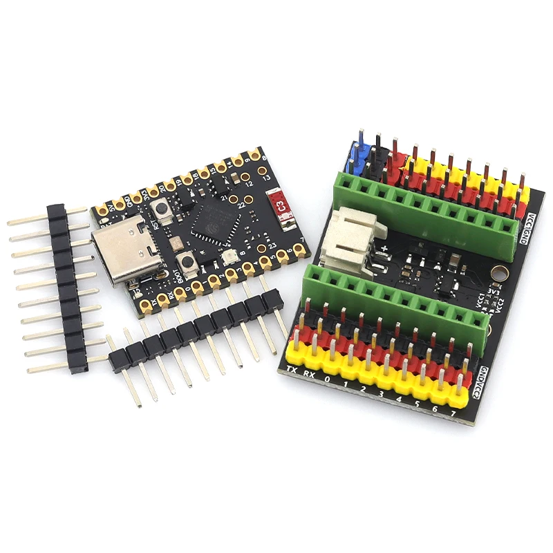 Ultra Small ESP32-C6 MCU Core Board, ESP32-C6 Expansion Module for Programming Learning IoT Projects