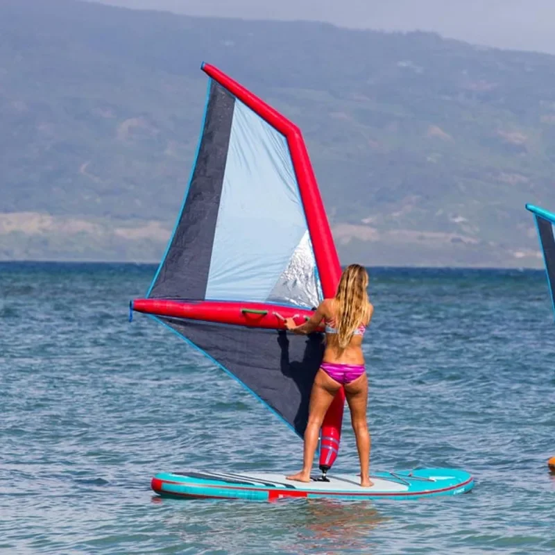 SUP Paste Board V Inflatable Surfing Windsurf Portable Surfing Kite Surfing Sail Water Supplies For Beginners