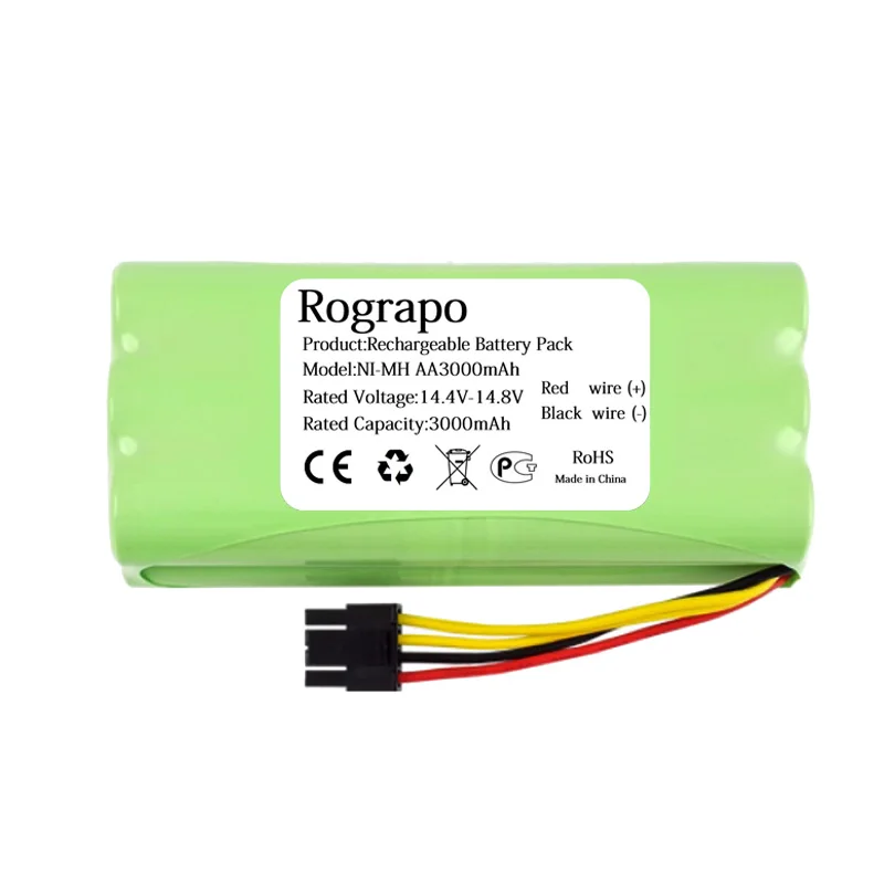 Nowy 14.4V 3000mAh akumulator Ni-MH do obsługi Redmond RV-R300 RV-R310 odkurzacz Robot