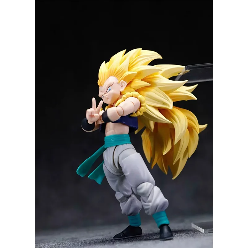 Original Diamond K Toys Dragon Ball Gotenks Super Hedgehog Head S.H.Figuarts Shf Ssj3 Head Accessories In Stock Anime Model Toys