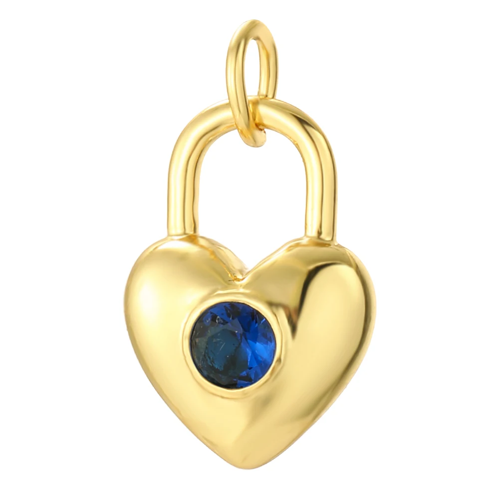 Heart Key Lock Charms for DIY Jewellery Making
