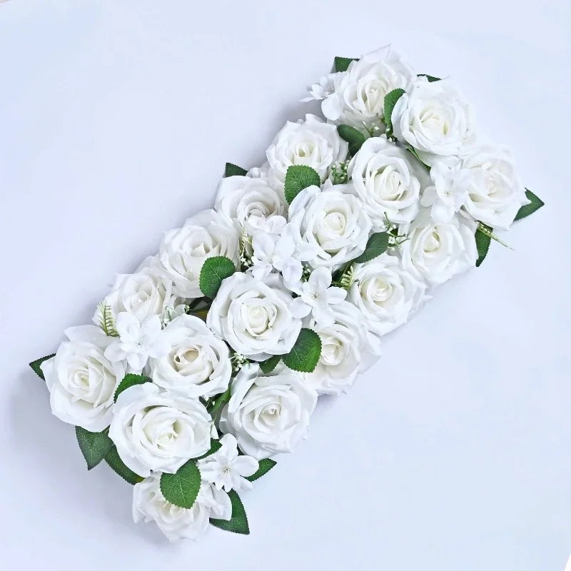 50CM Artificial Rose Arrangement for Wedding Decoration Wedding Supplies Wedding Flower Wall Decoration Road Guide Flowers