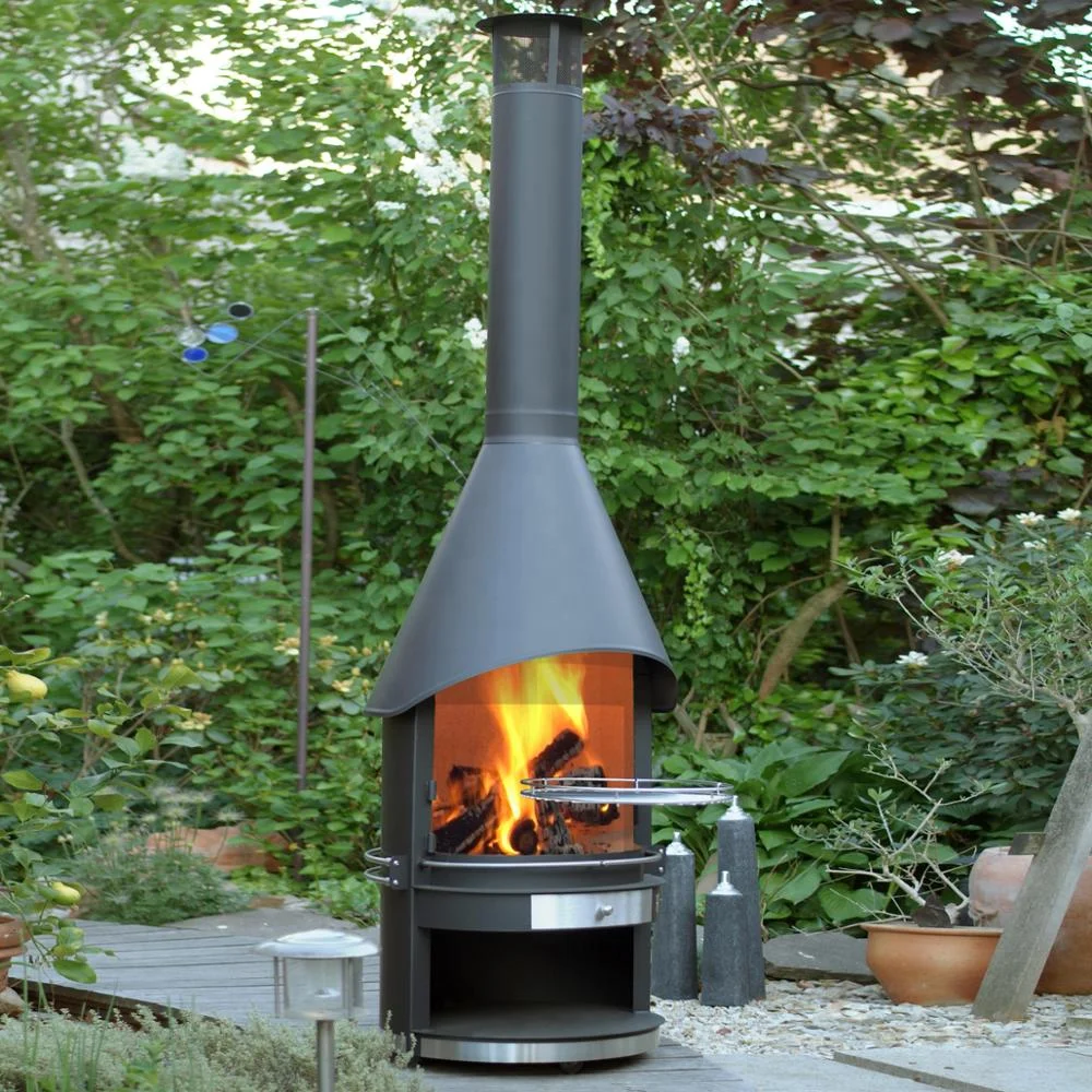 

Top Sales outdoor Wood-burning freestanding Metal fireplace