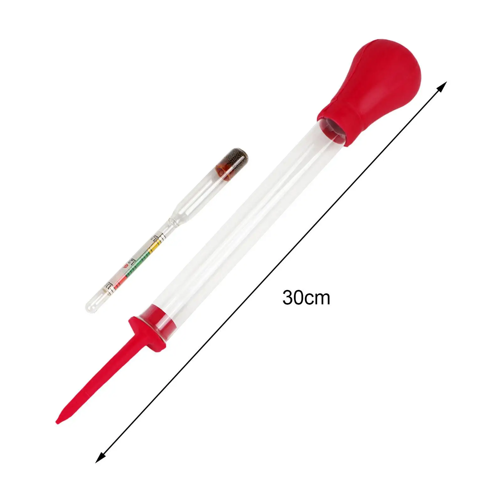 2X Battery Hydrometer Hydrometer Density Meter for Automobile Vehicle