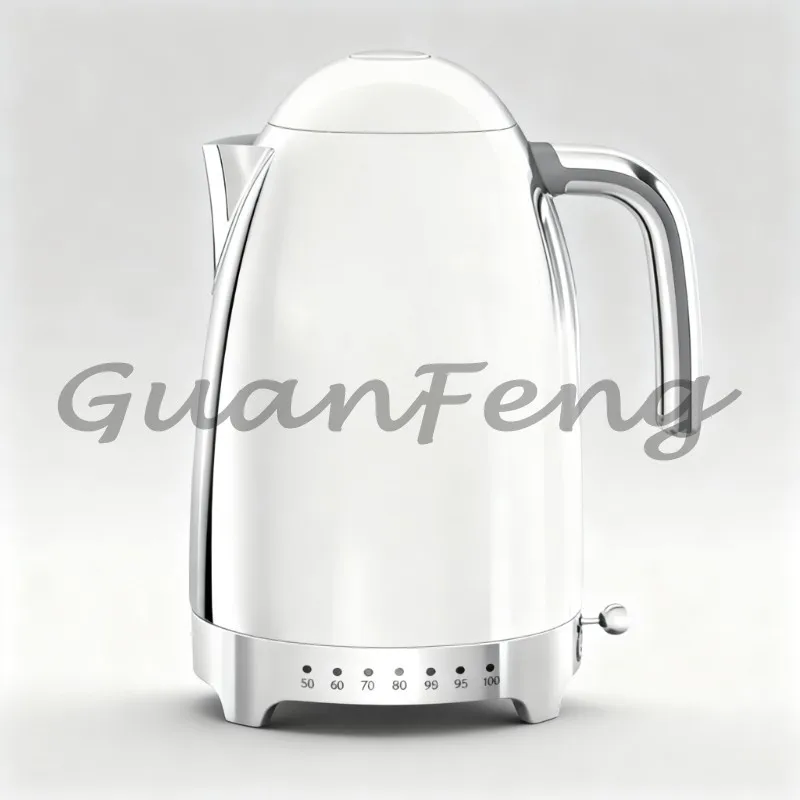 Retro Electric Kettle 1.7L Full‑Color Variable Temperature Control Keep‑Warm Water Boiler for Home Kitchen Tea Coffee Making