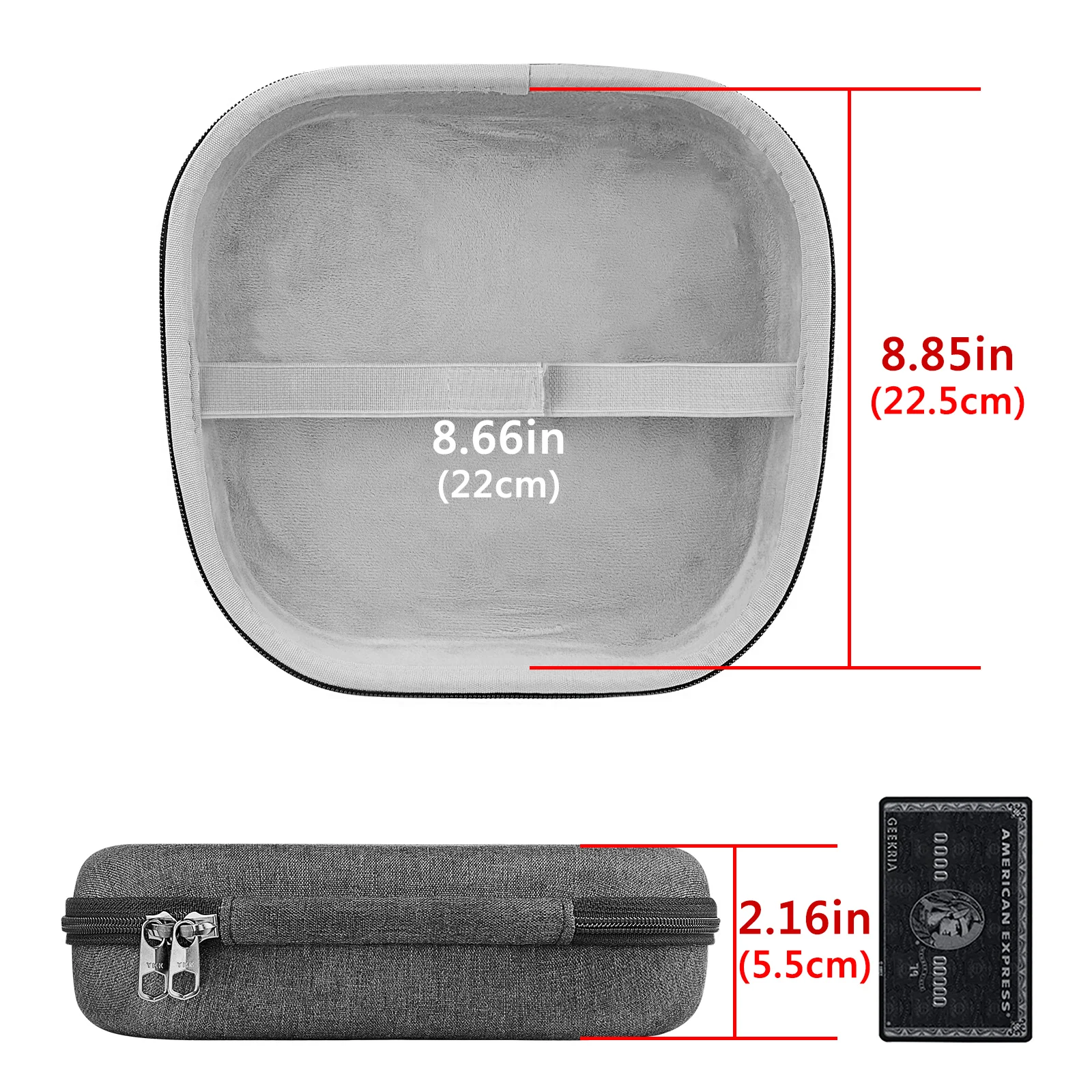 Geekria Headphones Case Pouch for Arctis Nova Pro,Nova 7, Arctis Pro, Portable Headset Cable Storage Cover Earphone Box