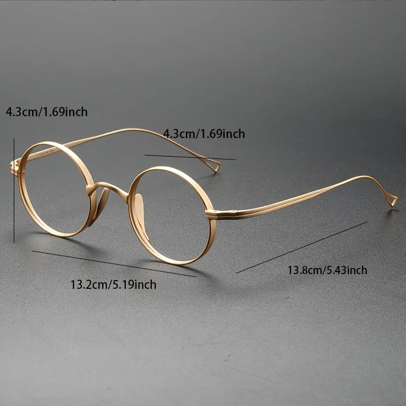 Lunettes de presbytie à monture ronde rétro pour hommes et femmes, à la mode, ultra légères, anti-lumière bleue de haute qualité